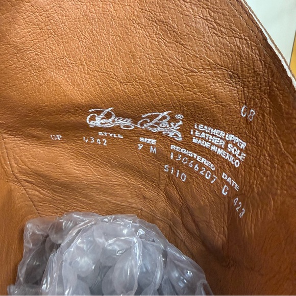 Dan Post Kommotion Leather Over-the-Knee Western Boots Size 9 (NWT) - Picture 7 of 8